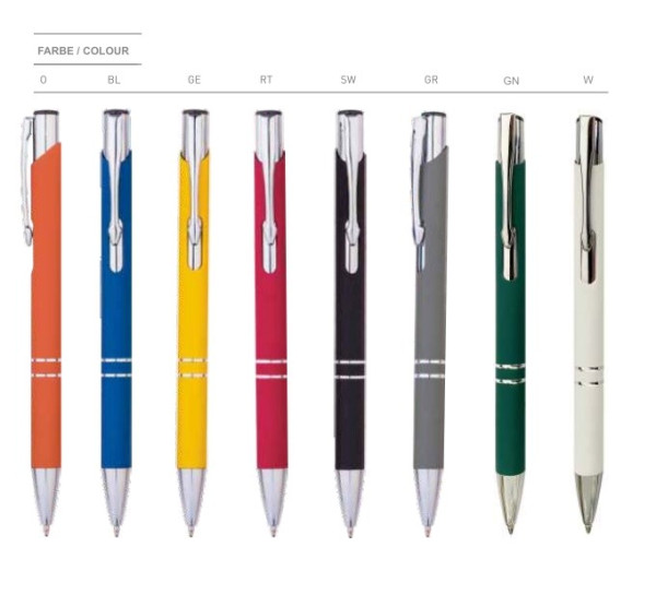 Penko - Kugelschreiber ISABELA Soft aus Metall
