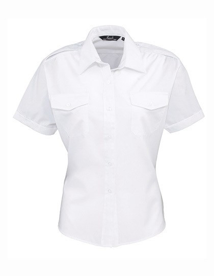 Premier Workwear - Women´s Pilot Shirt Short Sleeve