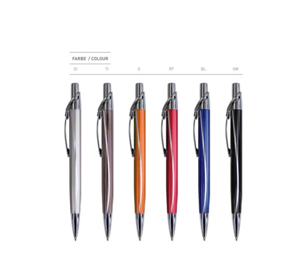 Penko - Kugelschreiber PELWORM Bi-Color aus Metall