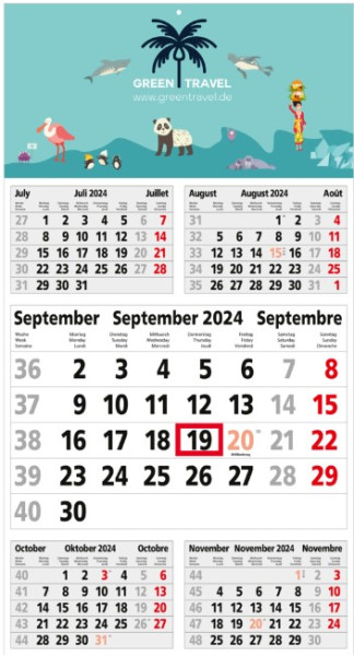 Budget 5 - 5-Monats Wandkalender