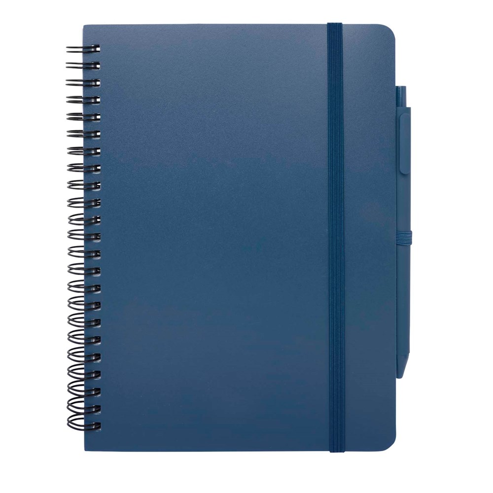 Thalaasa A5 Hardcover Notizbuch mit Kugelschreiber (schwarze Mine)