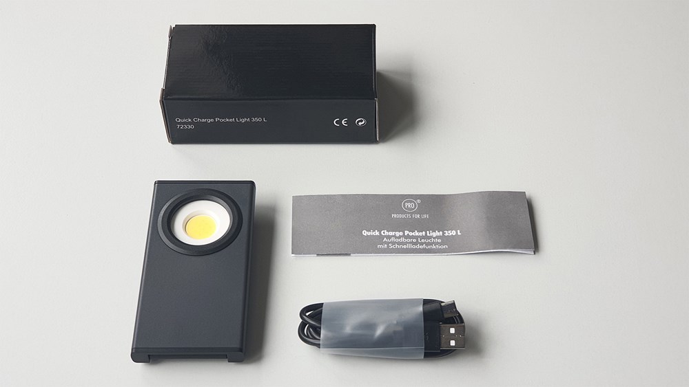 Aufladbare LED Leuchte "Quick Charge Pocket Light 350 L"