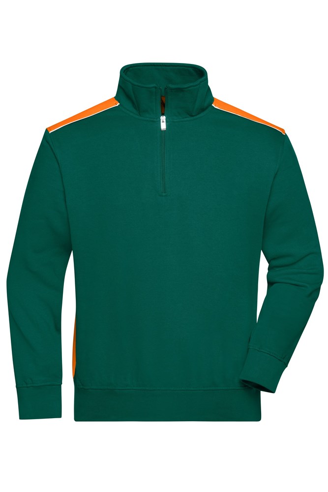 Dark-green/orange (ca. Pantone 343C
1575C)