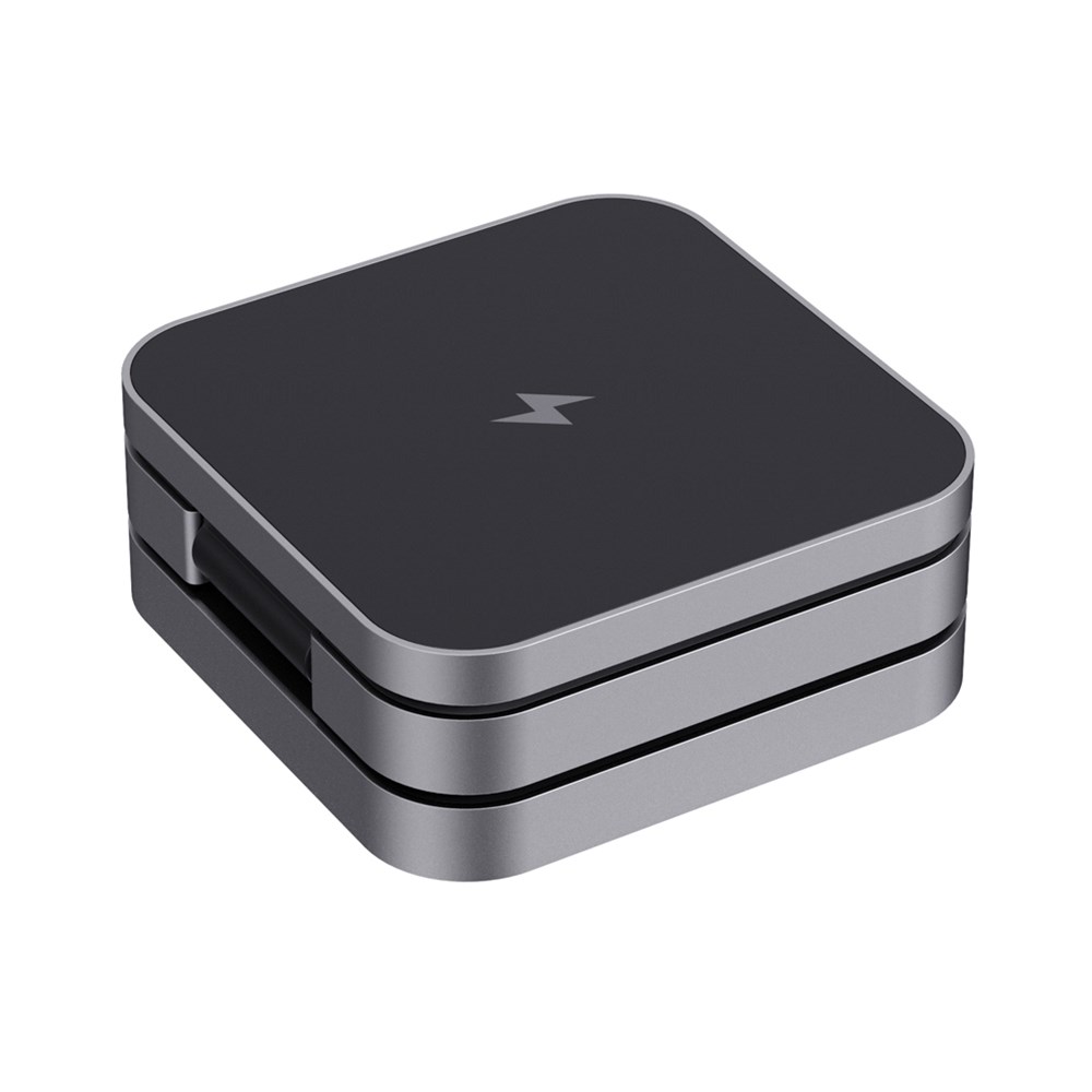Terra faltbares 3-in-1 15W Charger aus RCS rec. Aluminium