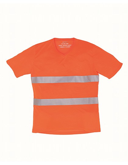 Product Image for Werbeartikel - YOKO - Hi-Vis Top Cool Super Light V-Neck T-Shirt