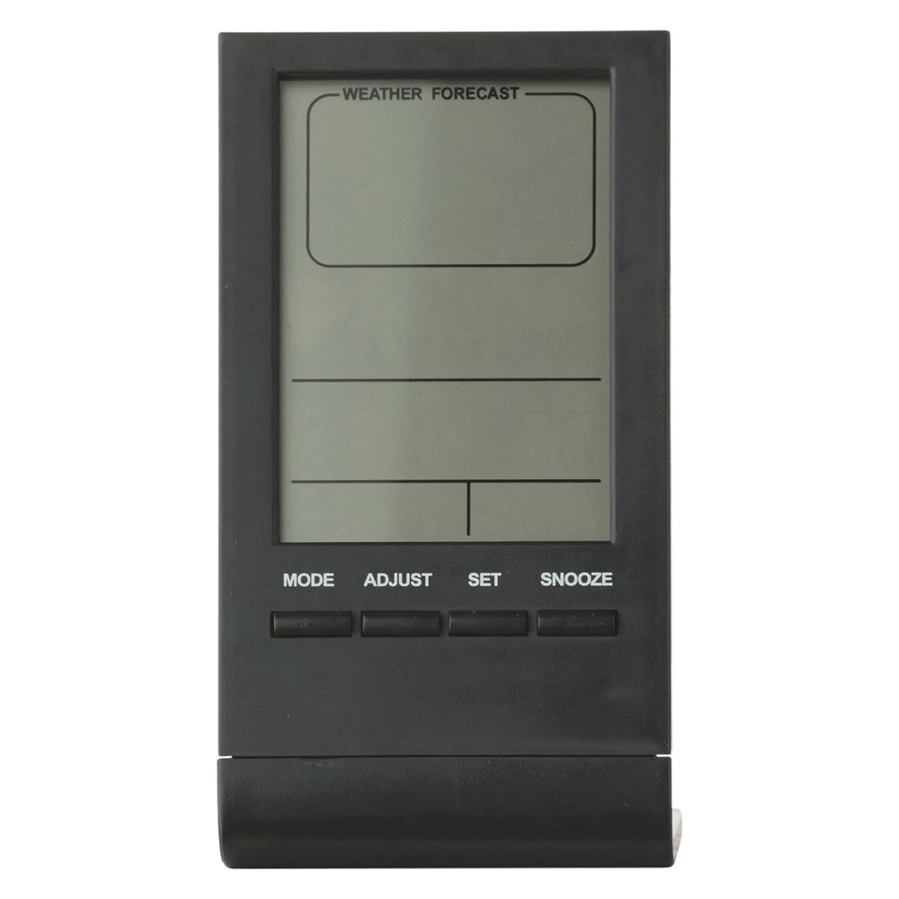 Elektronische Wetterstation Schwarz