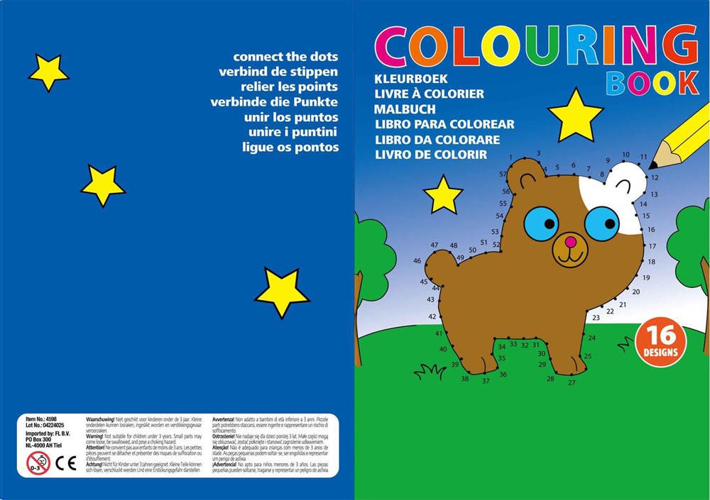 Kinder Malbuch aus Papier Constanze