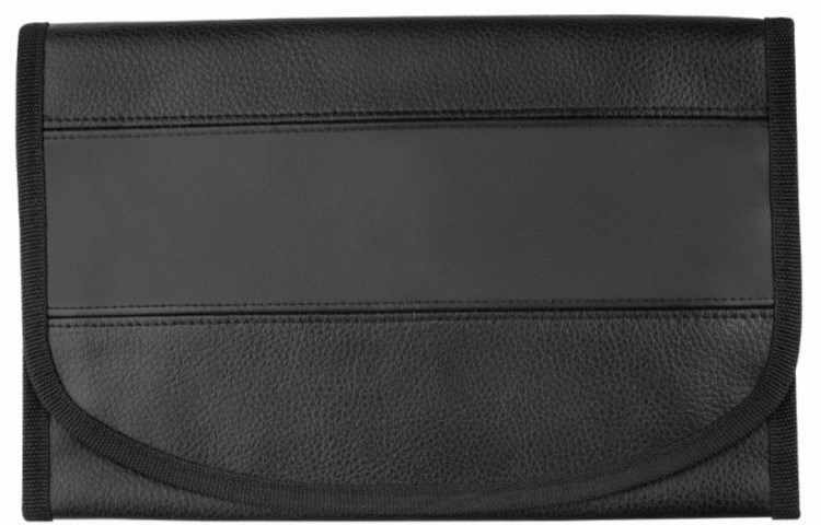 CreativDesign® Wagenpapiertasche "LookPlus" schwarz/schwarz