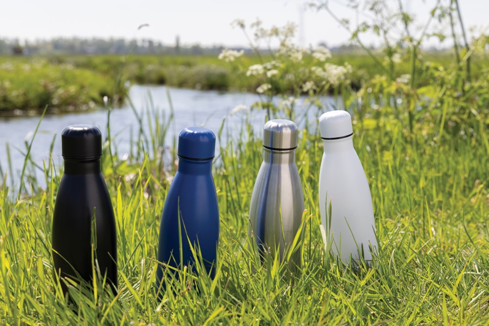 Eureka einwandige Wasserflasche aus RCS rec. Stainless-Steel