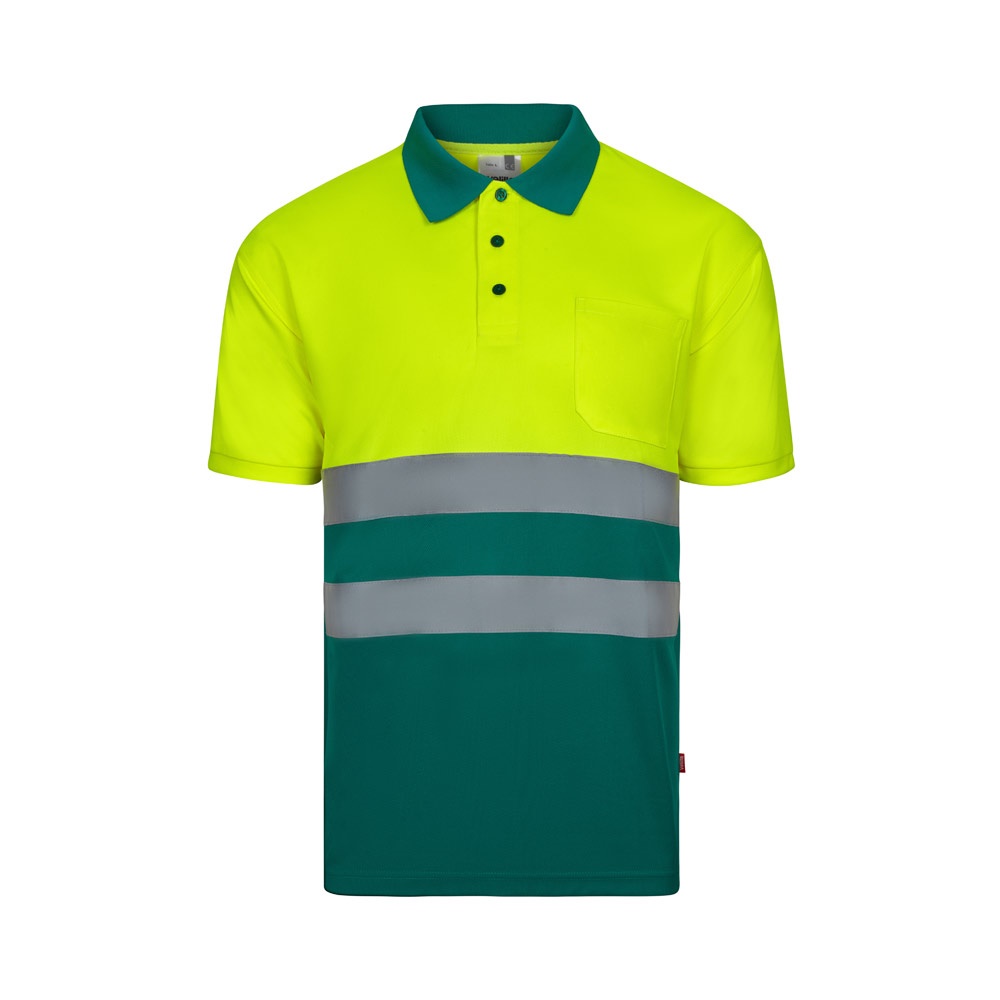 VL FORTUNA. Poloshirt (140g/m²) im Bird-Eye-Design mit kurzen Ärmeln, aus Polyester (100%)